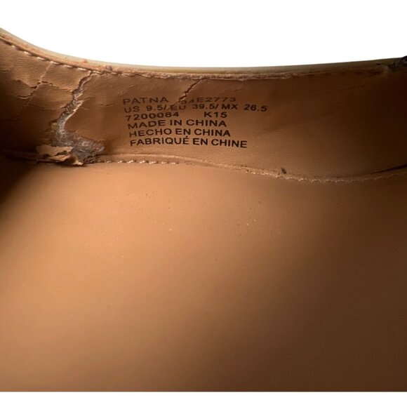 Calvin Klein Womens Two-Tone Pointed-Toe Kitten Heel Pumps US 9.5 Black & Beige - Picture 5 of 10